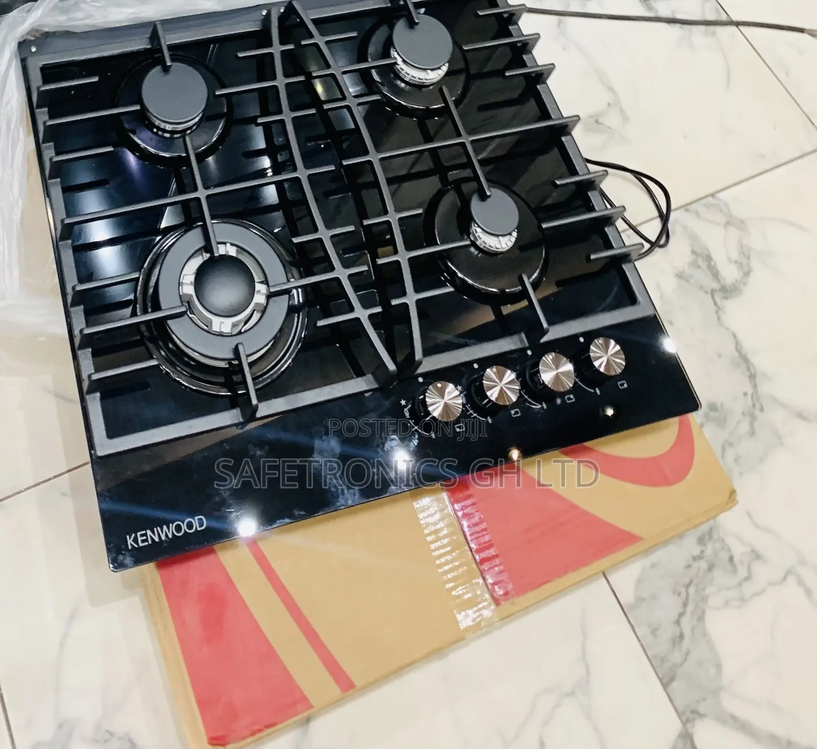 Just Order (Black) Kenwood Inbuilt 60cm 4 Gas Hob