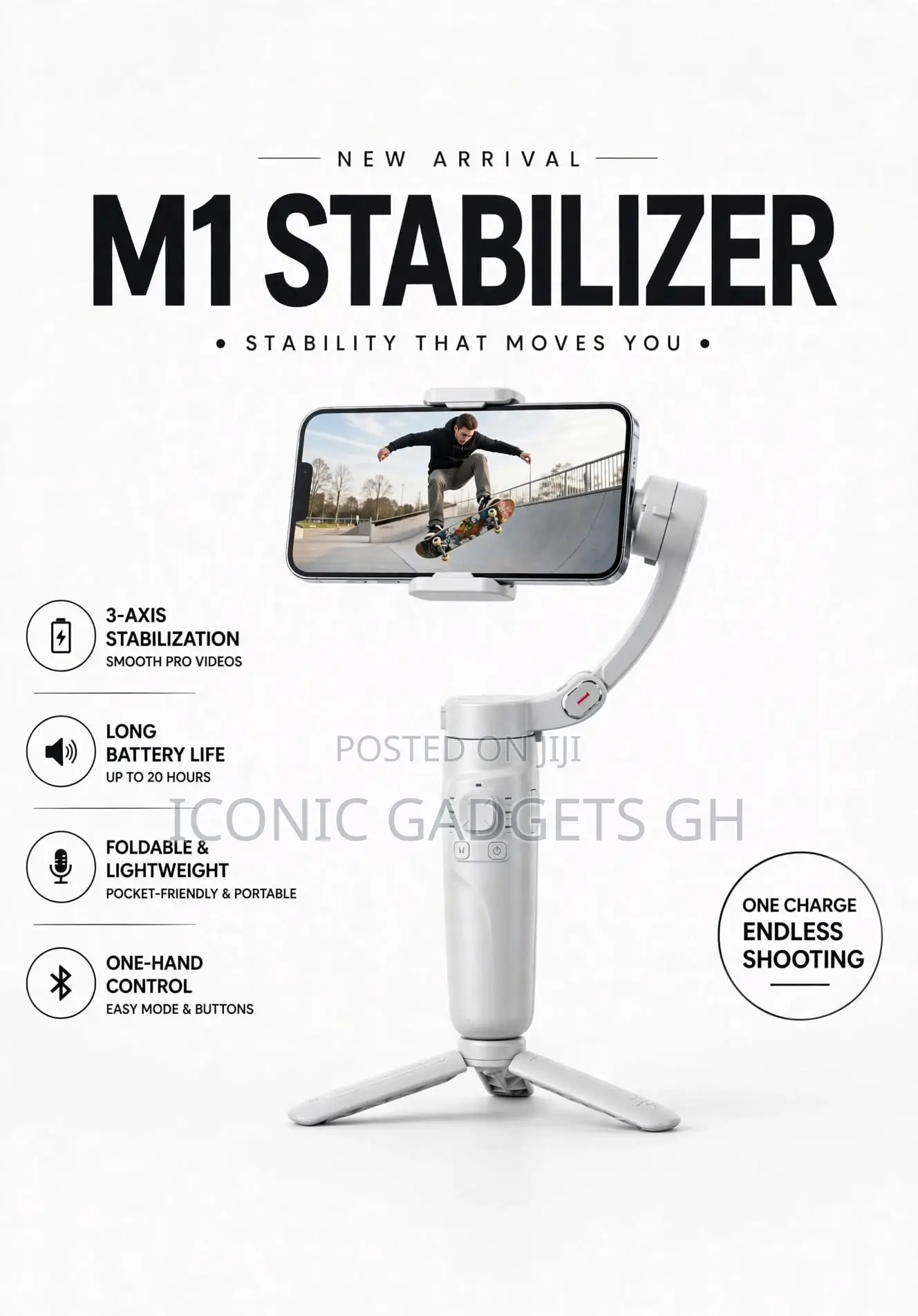 M1 3-Axis Merak One Smartphone Stabilizer