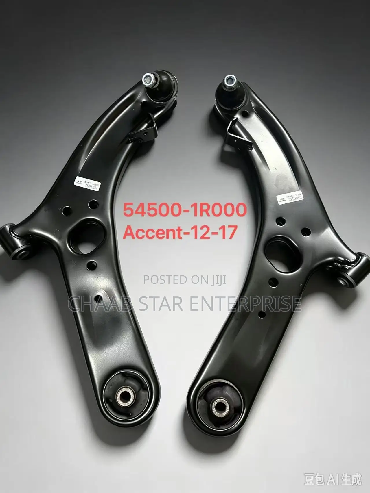 Hyundai Accent 2012-2017 Lower Control Arms Pair