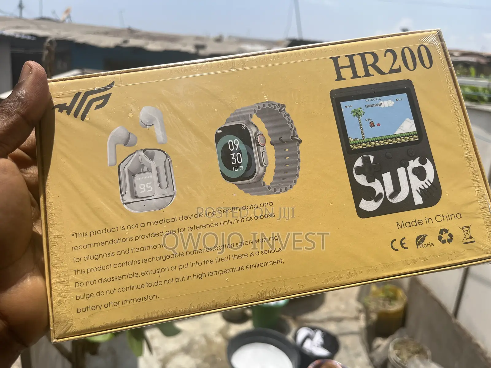 HR200 Smart Watch Set