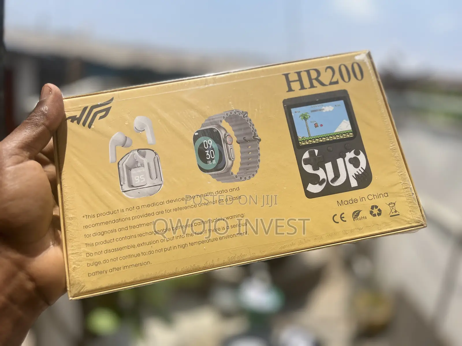 HR200 Smart Watch Set