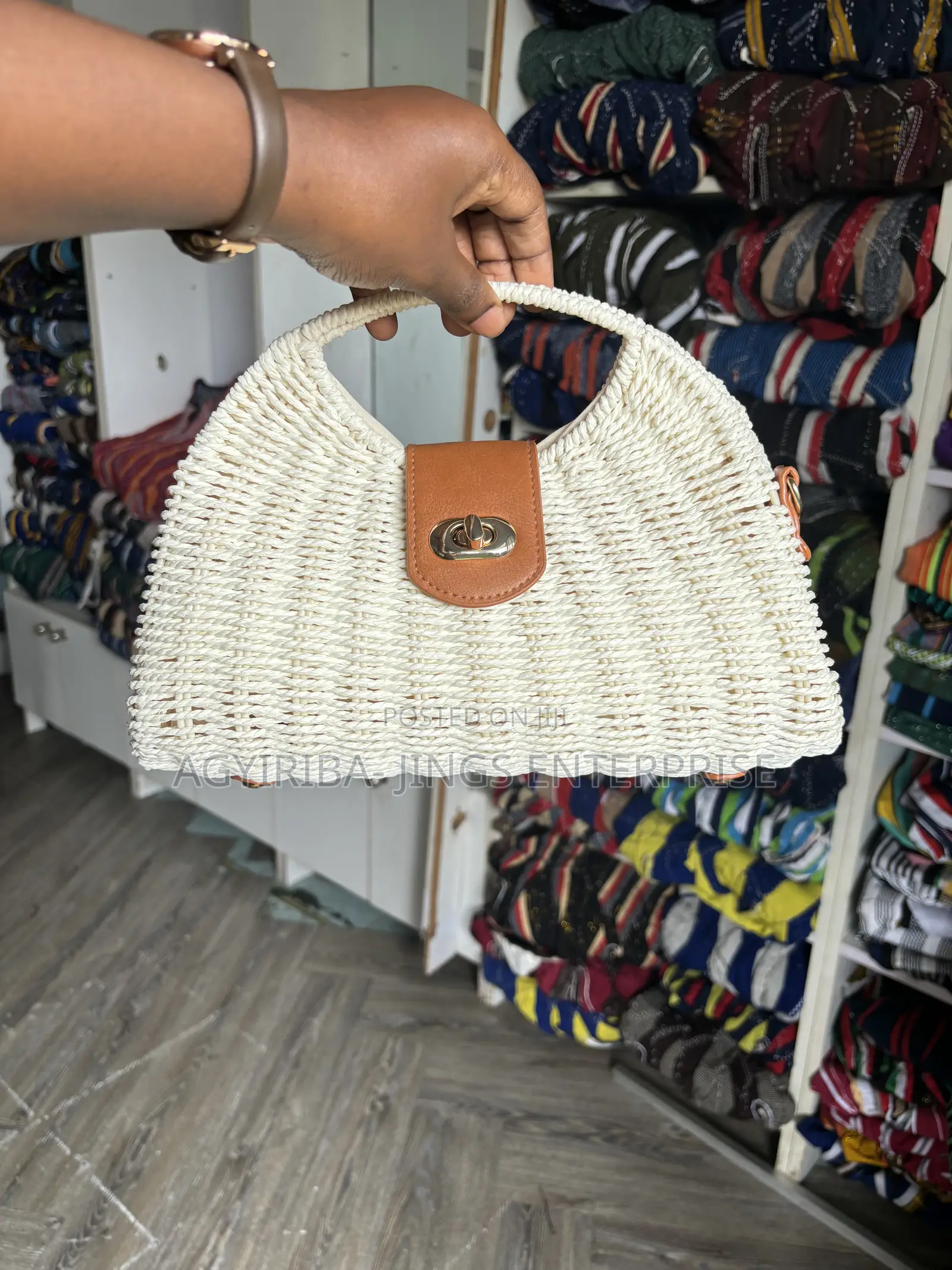 Brown Straw Bag