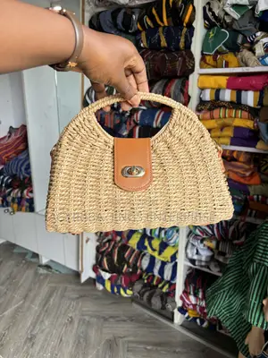 Brown Straw Bag