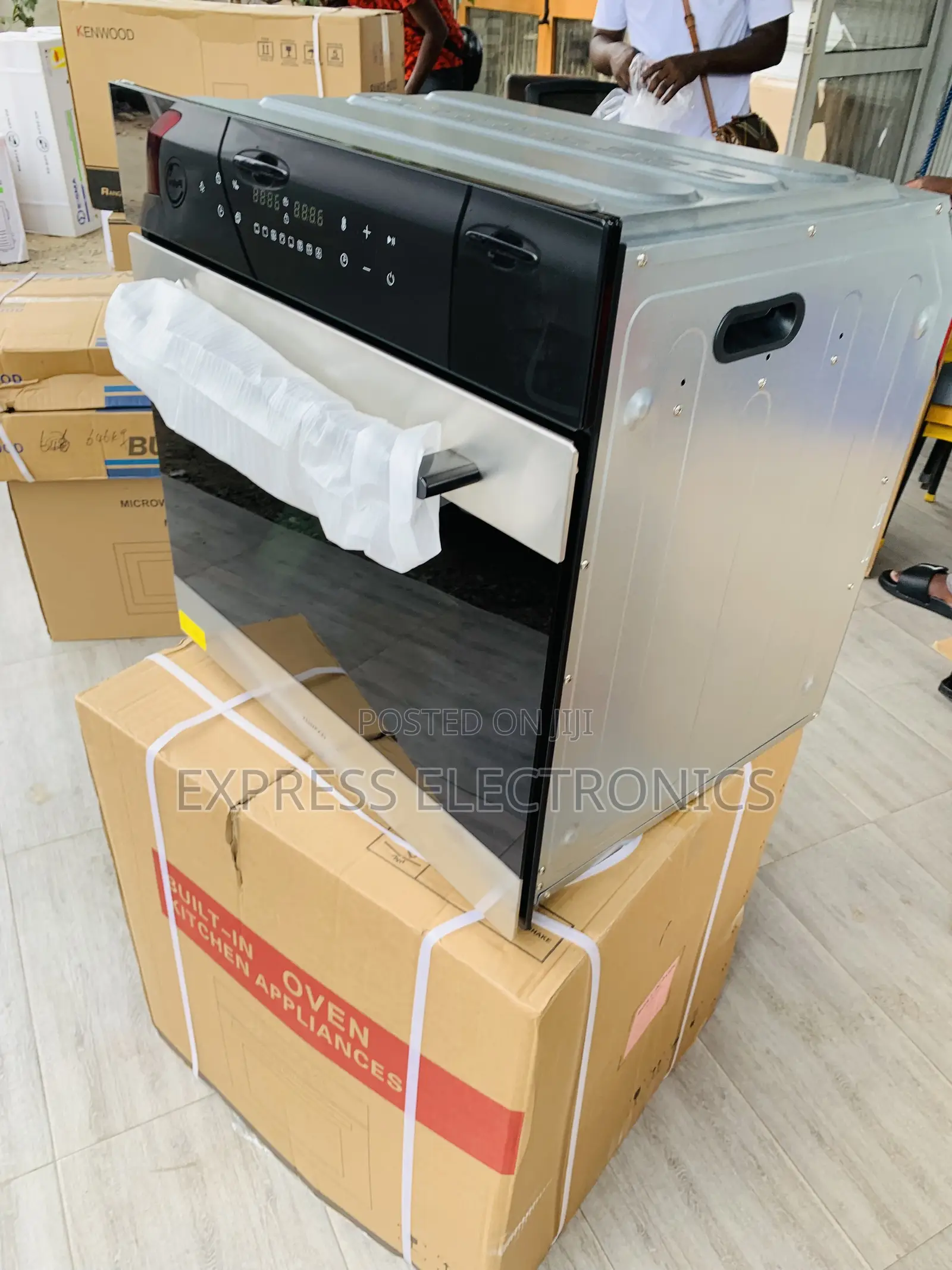Best Buy for Less Kenwood Built in Oven Microwave Sliver.