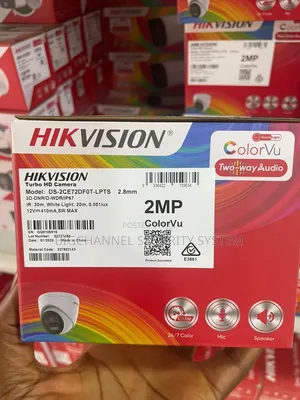 Hikvision 2mp 2way Audio Colorvu Indoor Camera Ds-2ce72dfot-LPTS
