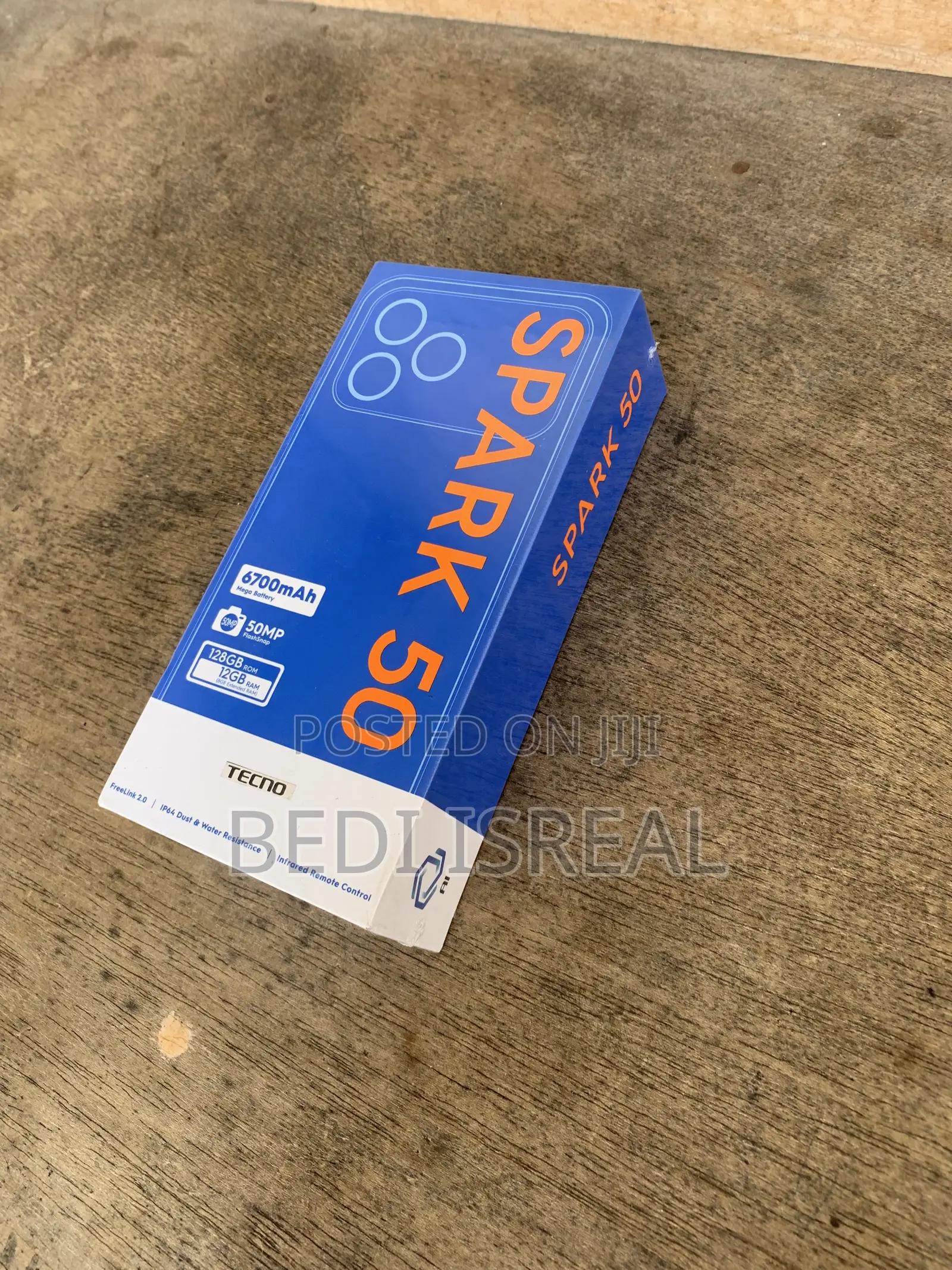 New Tecno Spark 50 128 GB Black