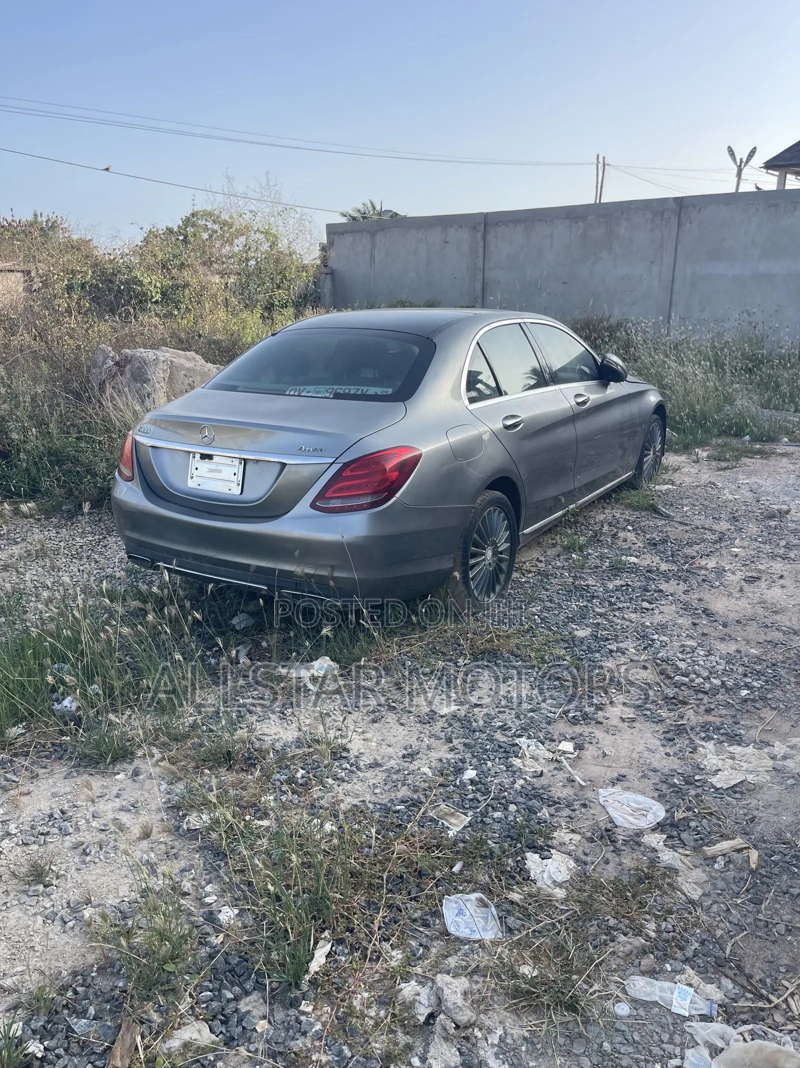 Mercedes-Benz C300 Sport 4Matic Sedan AWD (2.0L 4cyll 7A) 2016 Gray