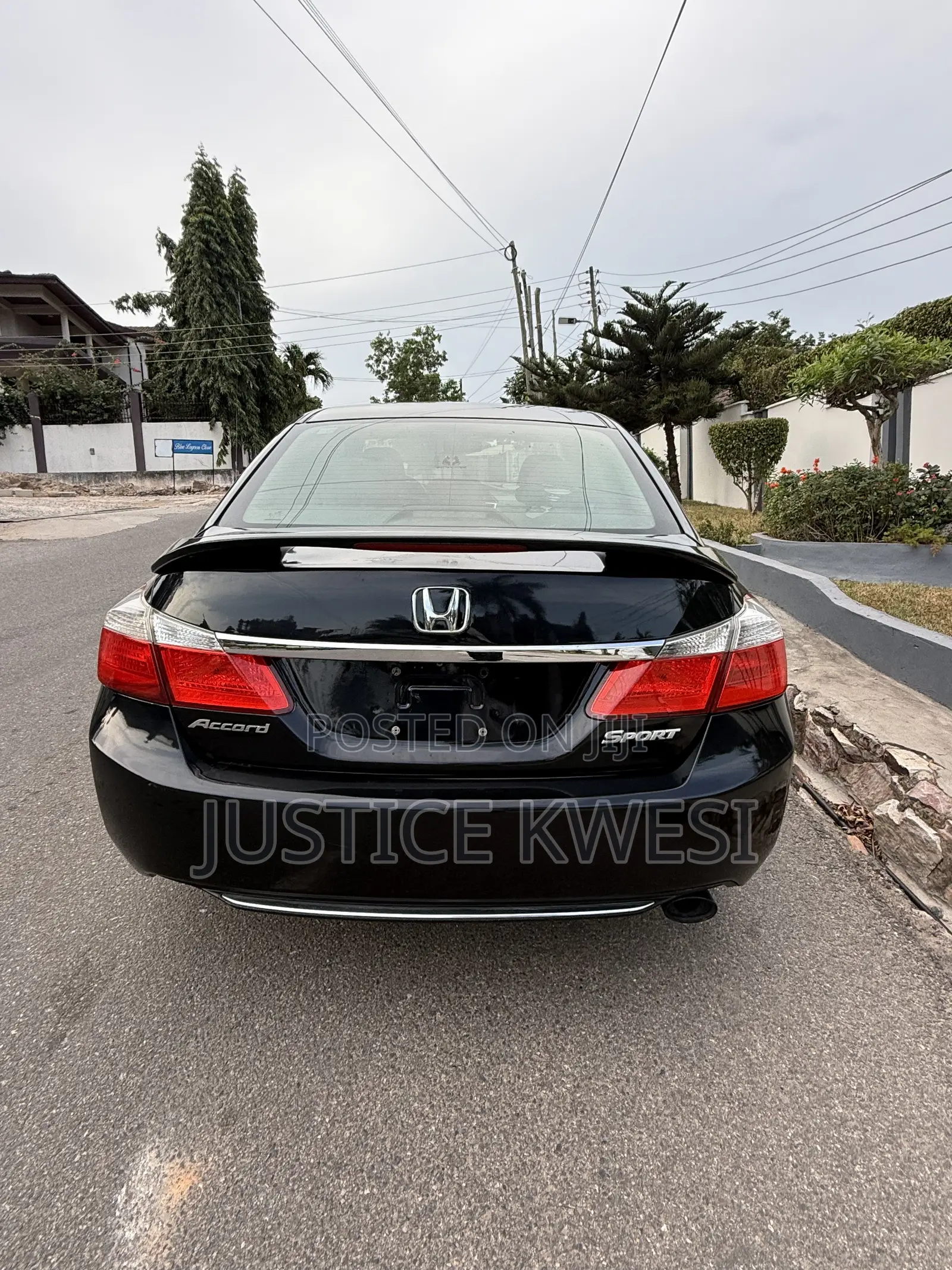 Honda Accord Sport 4dr Sedan (2.4L 4cyl 6M) 2014 Black