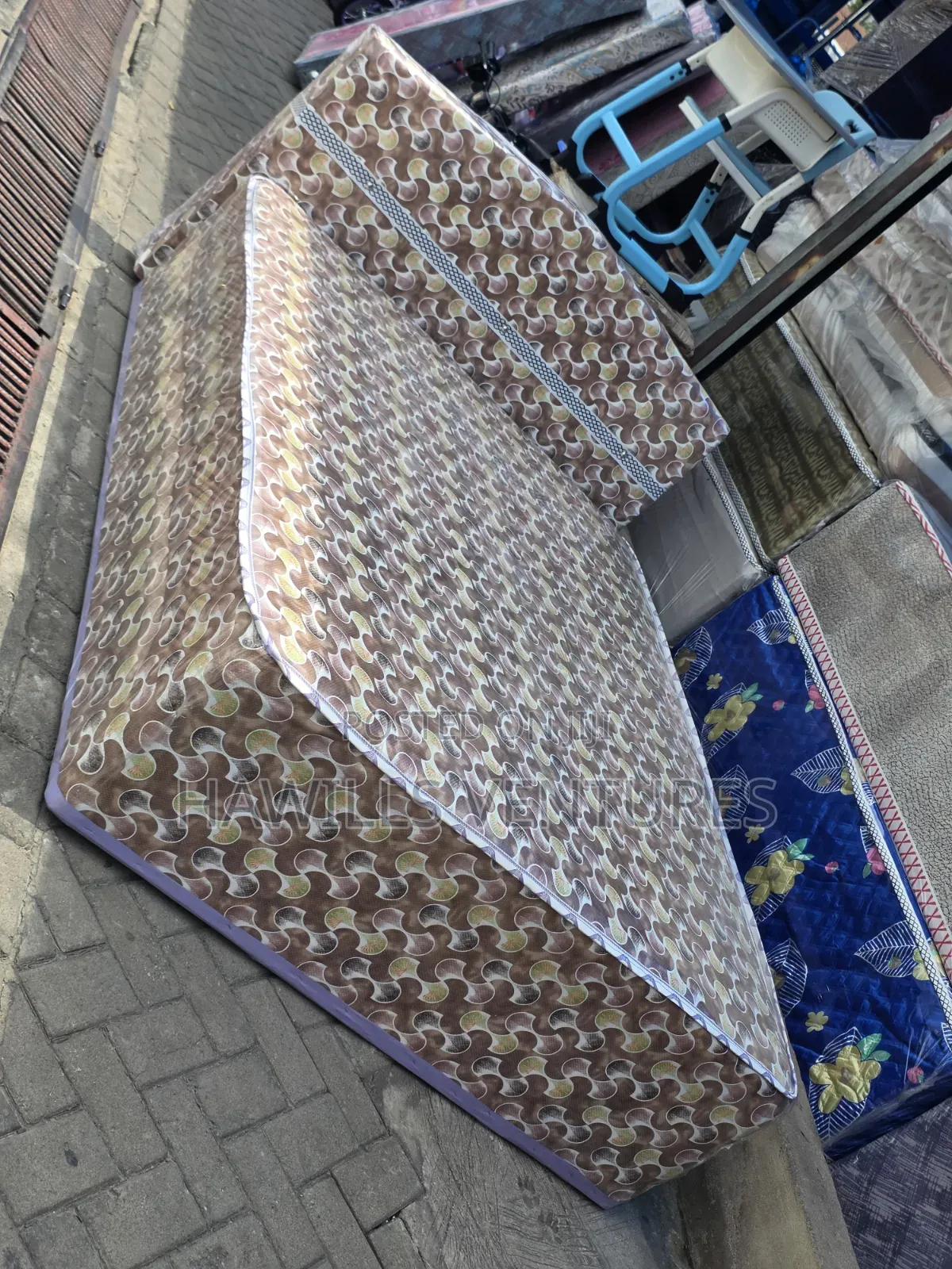A Built-in Mattress With Bed Frame Double Size.