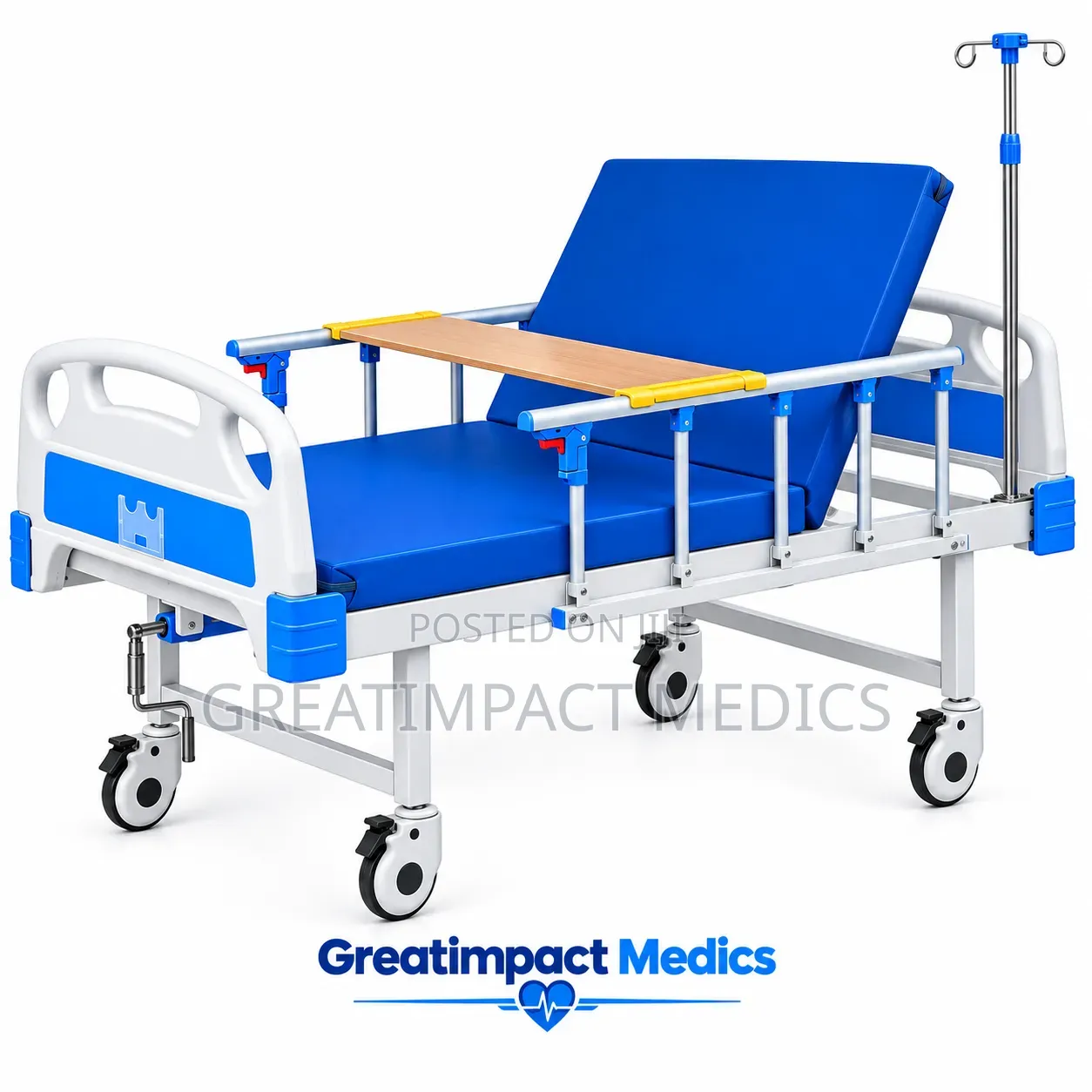 Hospital Bed - One Crank Complete Set