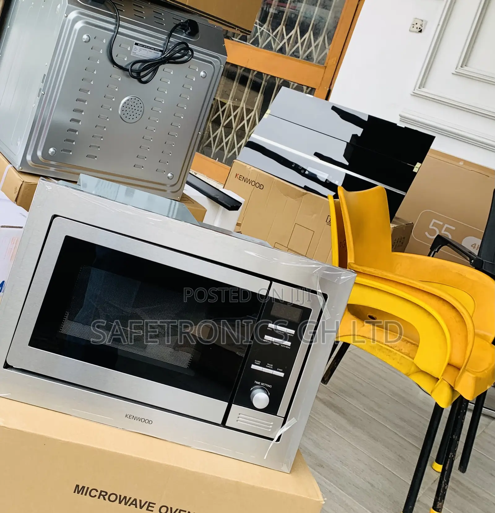 Durable (Sliver) Inbuilt Kenwood Microwave
