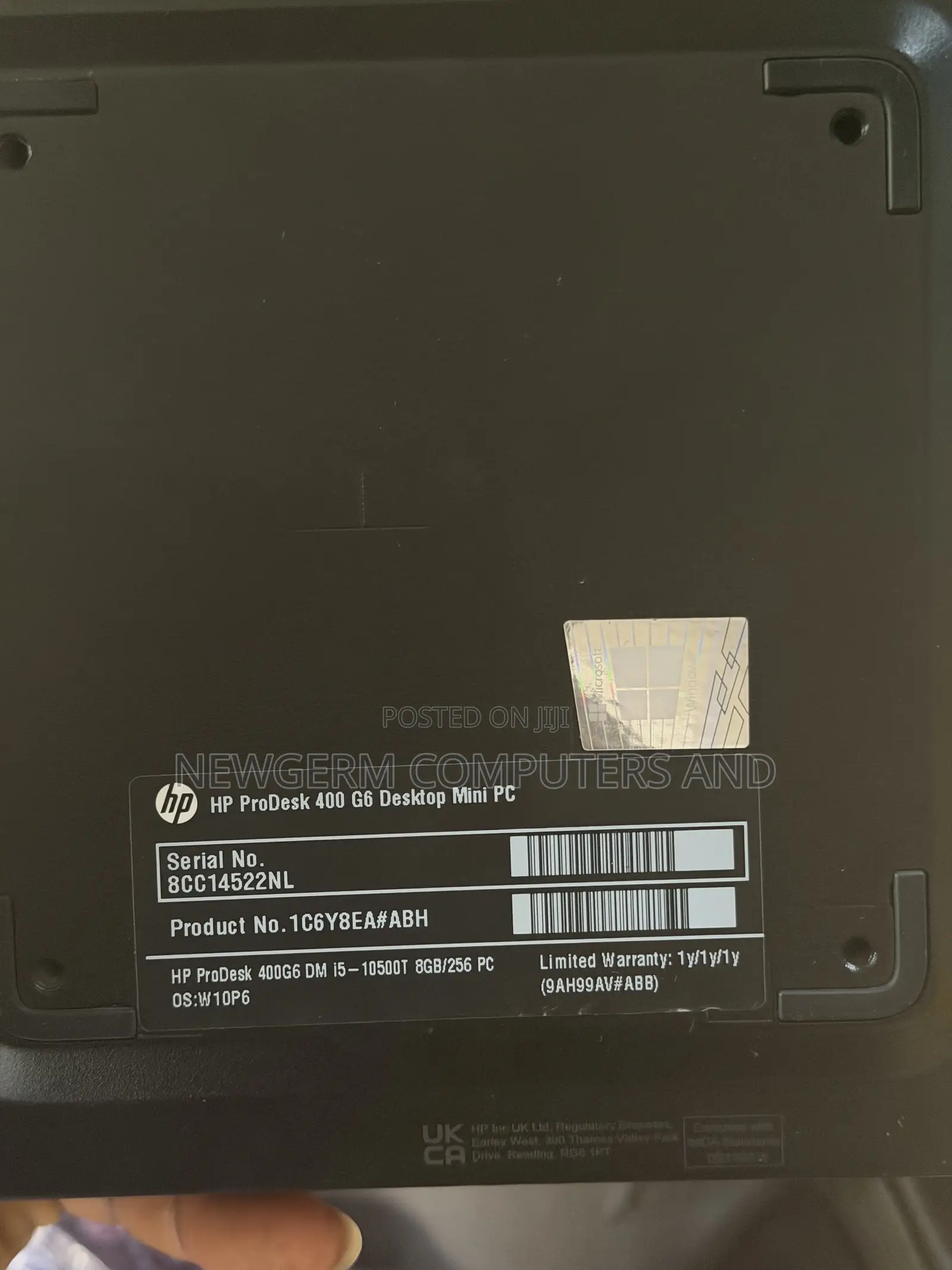 Desktop Computer HP 400 G7 8GB Intel Core i5 SSD 256GB