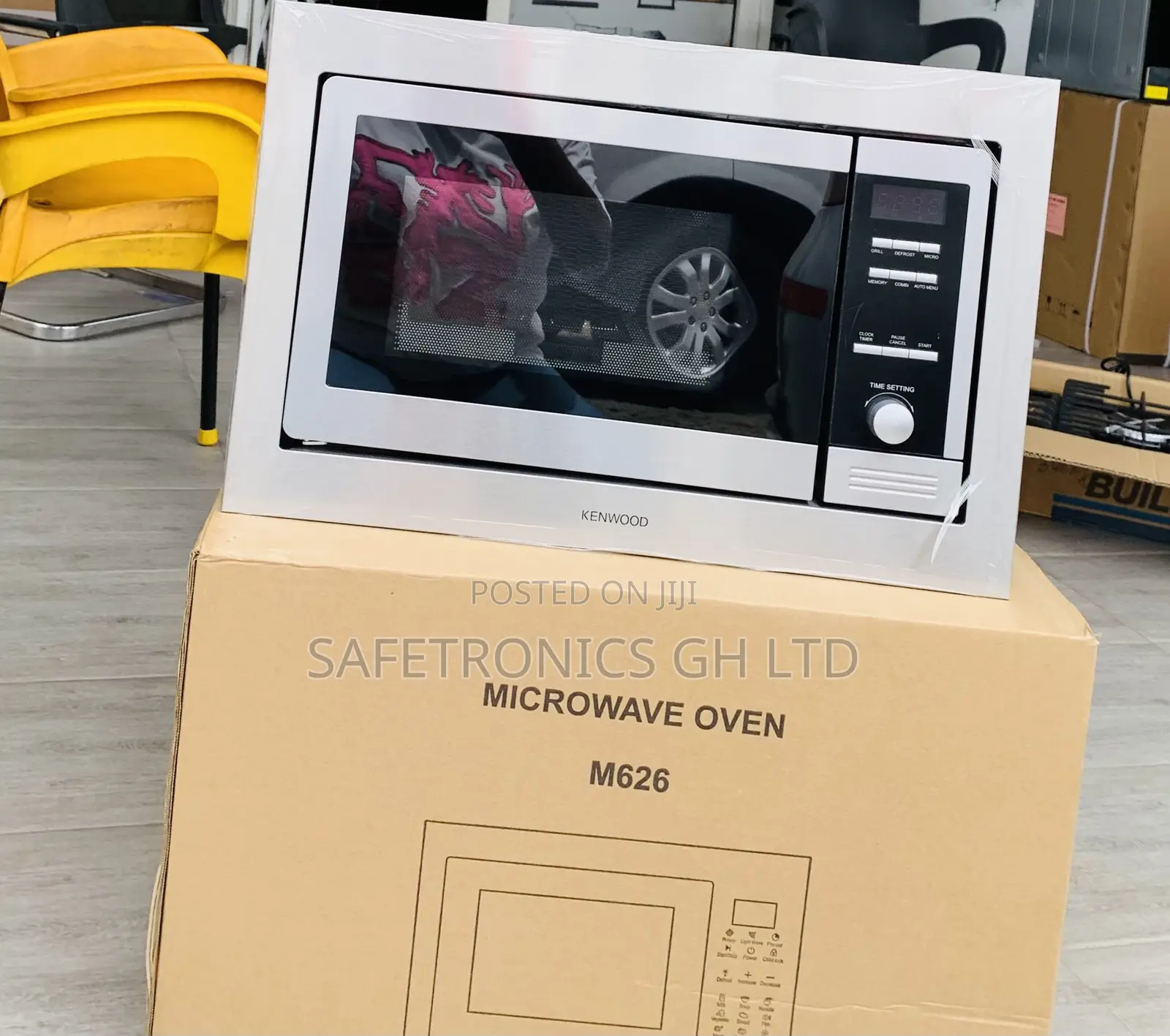 Super Original Inbuilt” Kenwood (Sliver) Microwave
