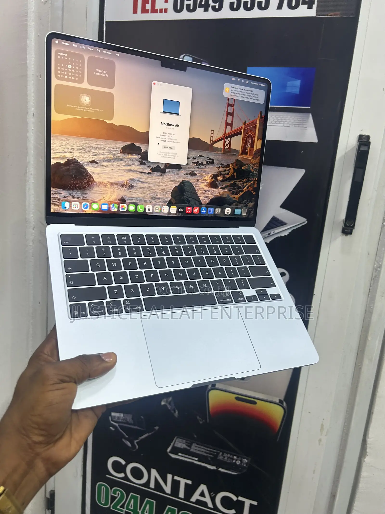 Laptop Apple MacBook Air 2026 M5 16GB Apple M5 SSD 512GB