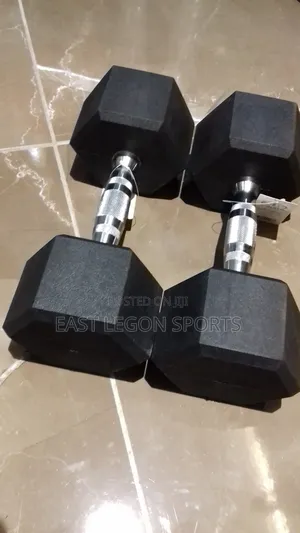 20kg Rubber Hex Dumbell