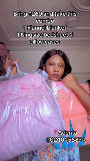 Bedsheet With Flannel Blankets Combo