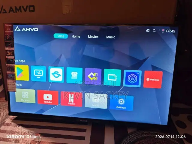 Amvo TV 43 Inches Brand New Opened Box