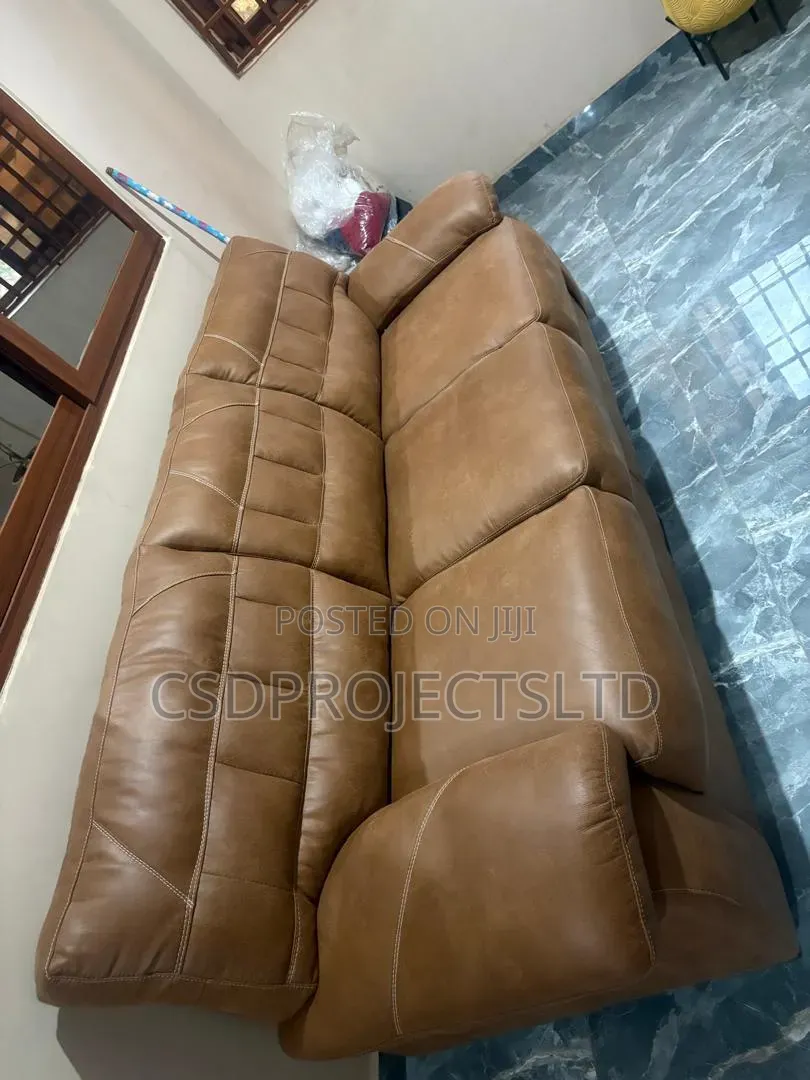 3-in-1 Pure Leather Sofa for Sale