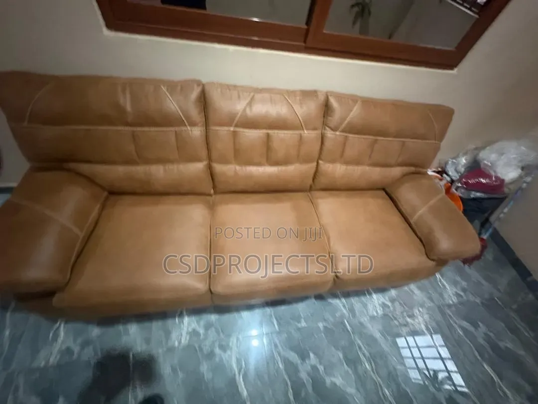 3-in-1 Pure Leather Sofa for Sale