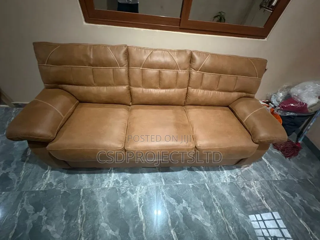3-in-1 Pure Leather Sofa for Sale