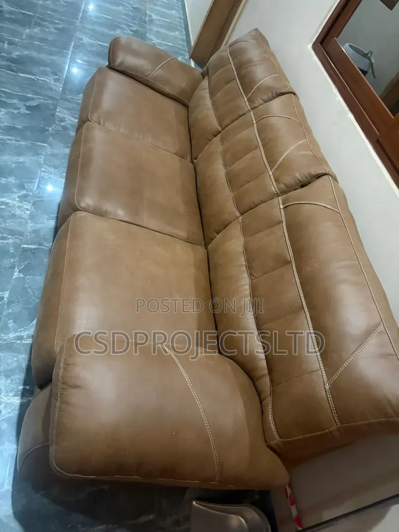 3-in-1 Pure Leather Sofa for Sale