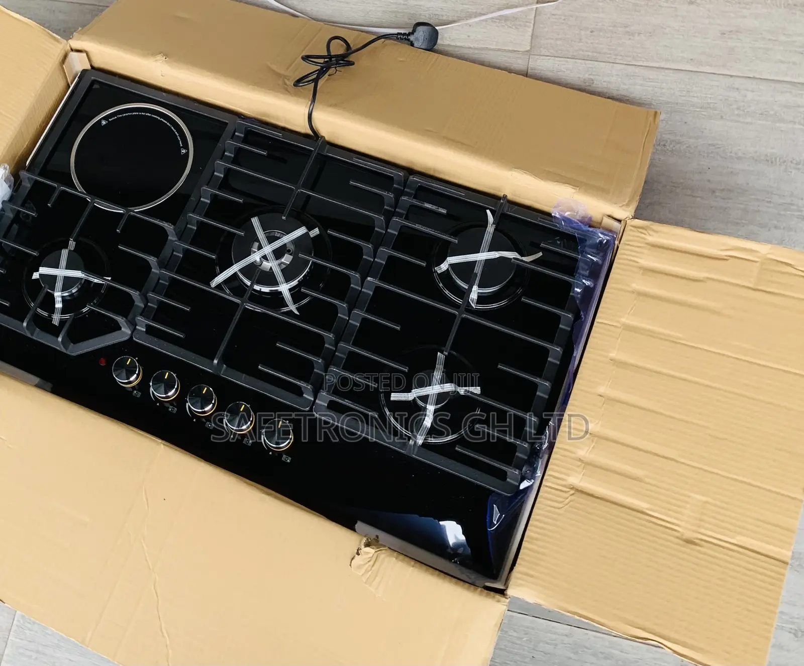 Newest Update <Kenwood> Inbuilt 1 Electric 4 Gas 90cm Hob Countertop
