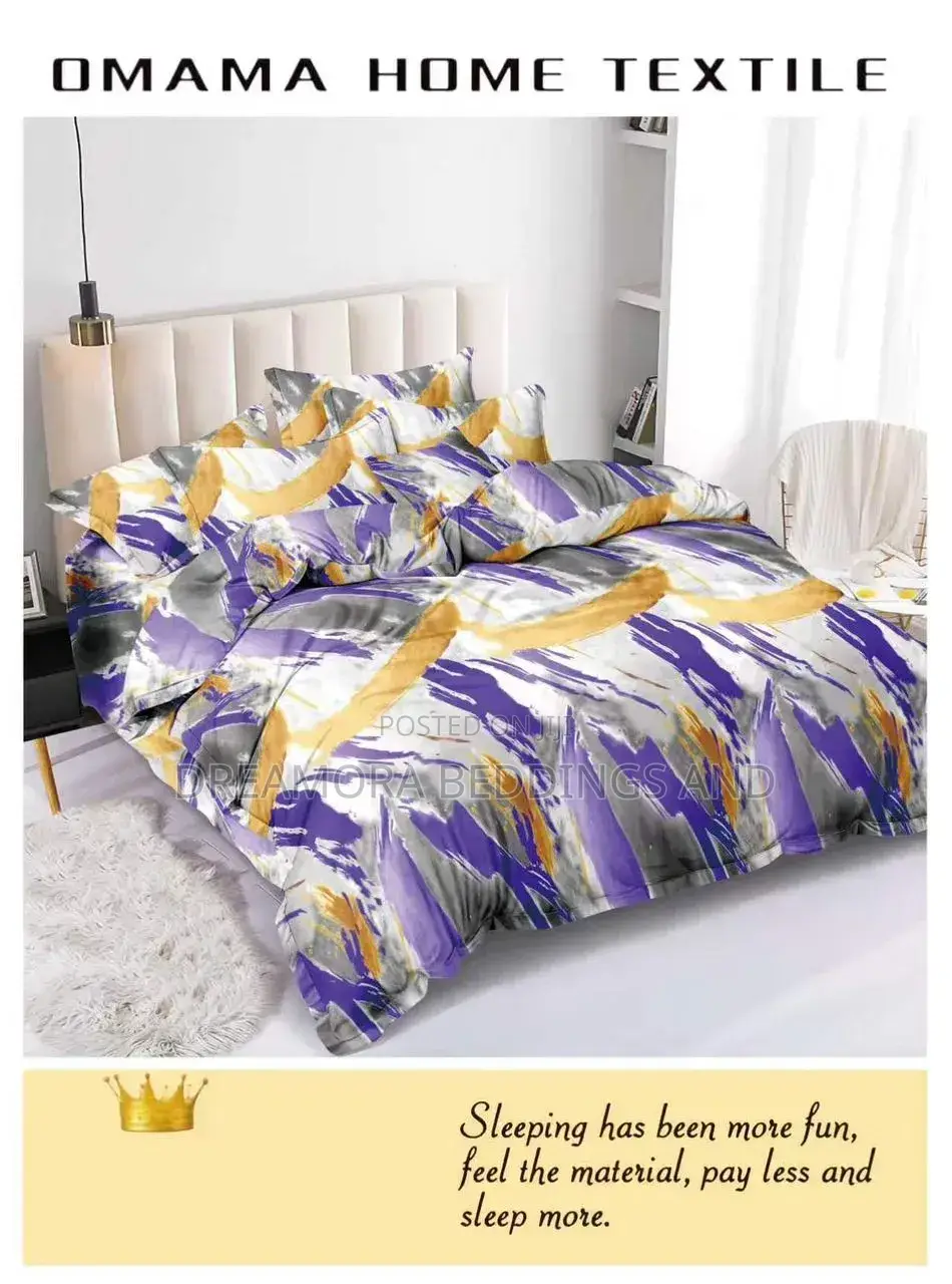 Quality 3 Pieces Queen, King and Double Size Bedsheets