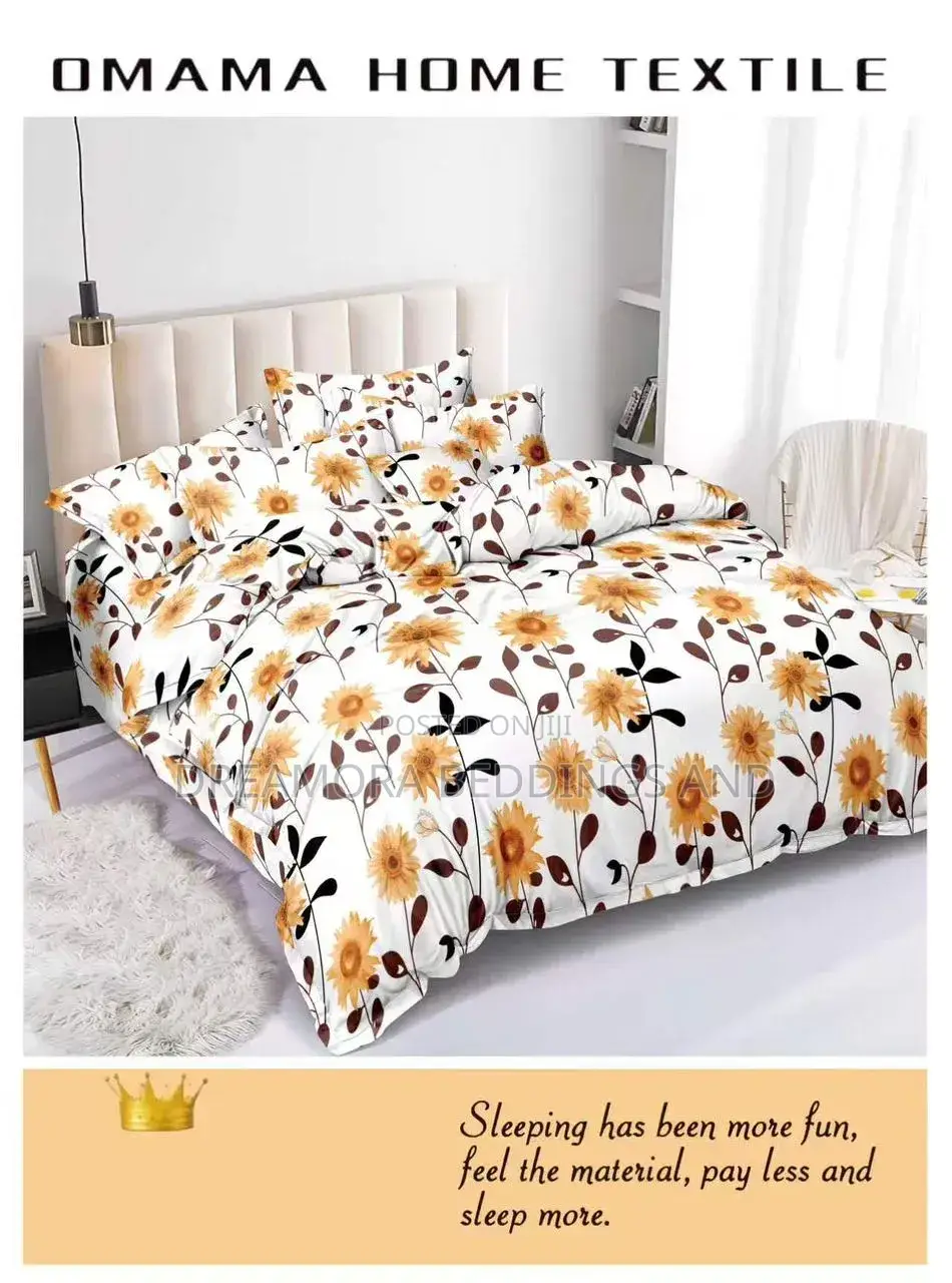 Quality 3 Pieces Queen, King and Double Size Bedsheets