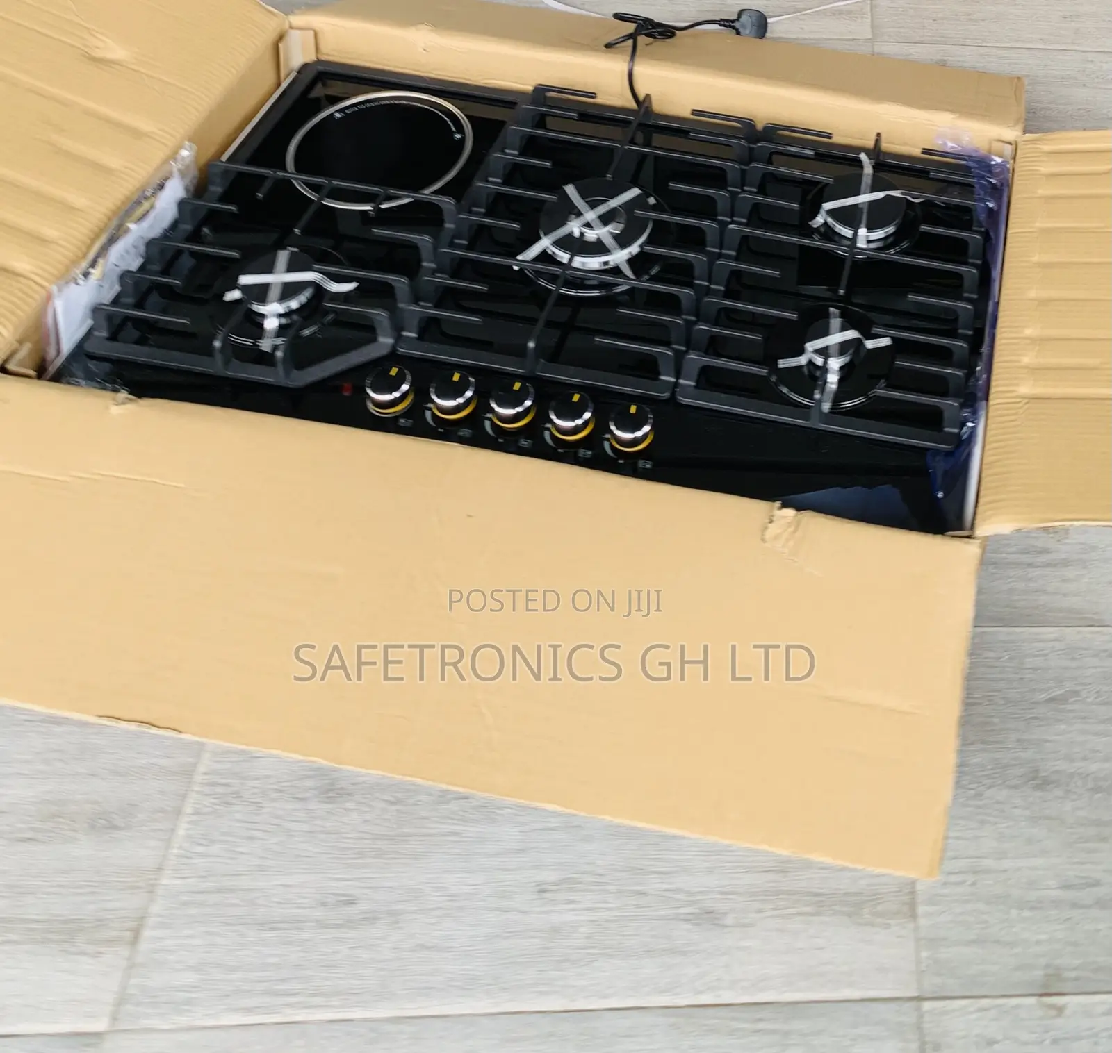 Perfect Sleek 4 Gas Hob 1 Electric Inbuilt Kenwood Countertop