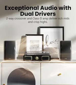 EDIFIER R1380T Active Bookshelf Speakers ,Class-D Amp , EDF100034*