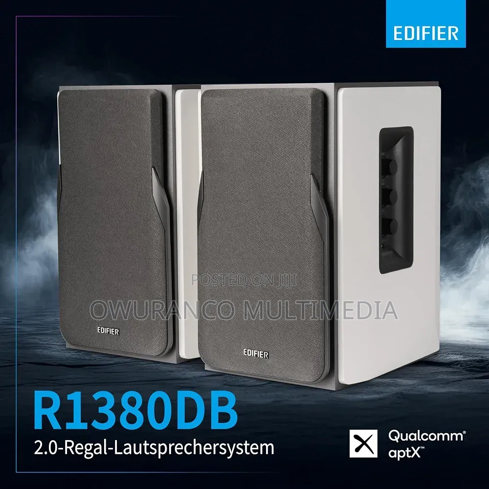 EDIFIER R1380T Active Bookshelf Speakers ,Class-D Amp , EDF100034*