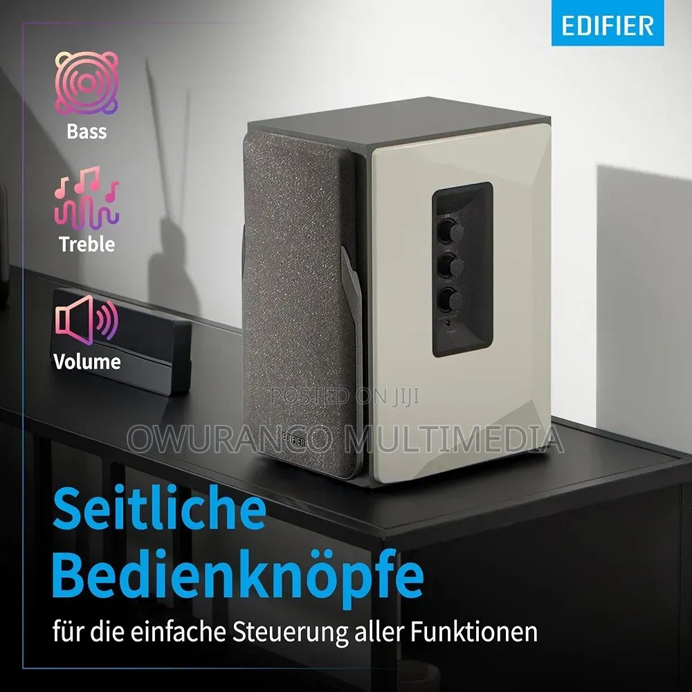 EDIFIER R1380T Active Bookshelf Speakers ,Class-D Amp , EDF100034*