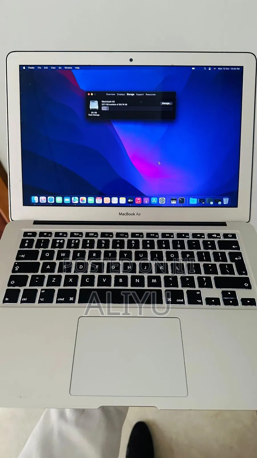 Laptop Apple MacBook Air 4GB Intel Core i5 SSD 256GB