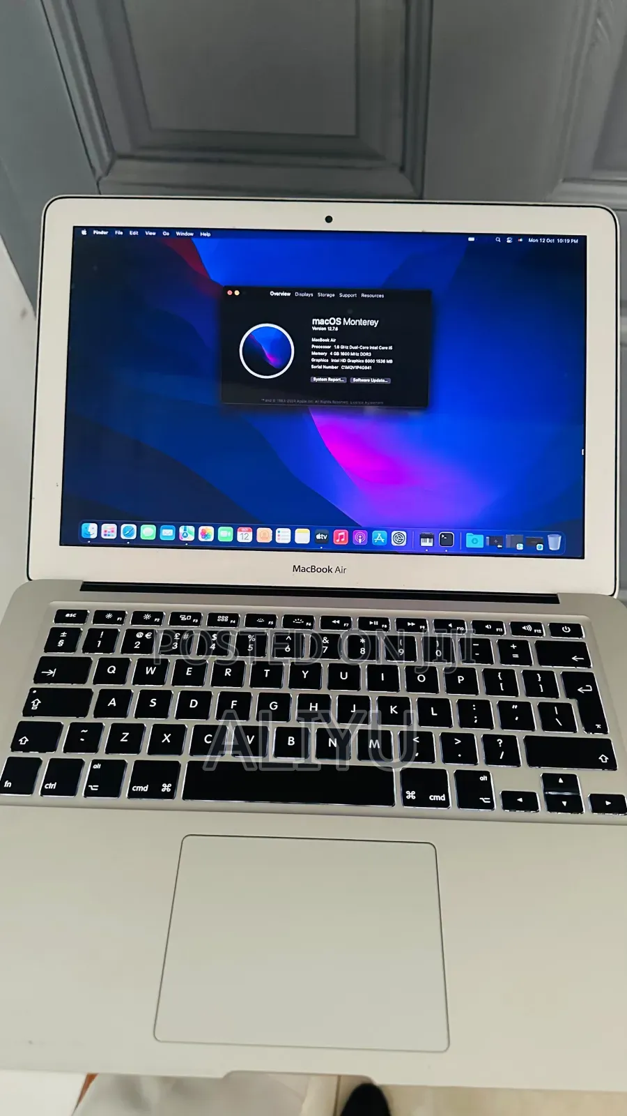 Laptop Apple MacBook Air 4GB Intel Core i5 SSD 256GB