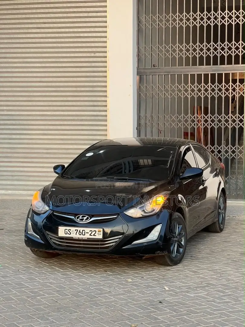Hyundai Elantra Limited 4dr Sedan (1.8L 4cyl 6A) 2015 Black