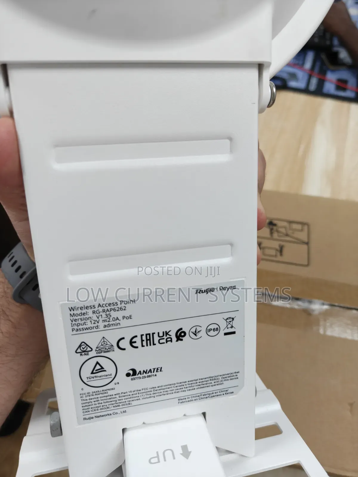Ruijie Omnidirectional AP Access Point 500 Users 300m+ Rap6262 Ax3000
