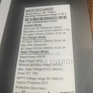 Solar Inverter 4.2kw 12v 24v Dual Voltage