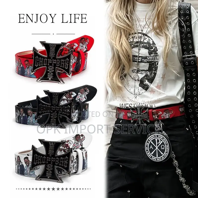 Cross Hip-Hop Y2K Belt 115cm! Retail 43 Wholesale 40