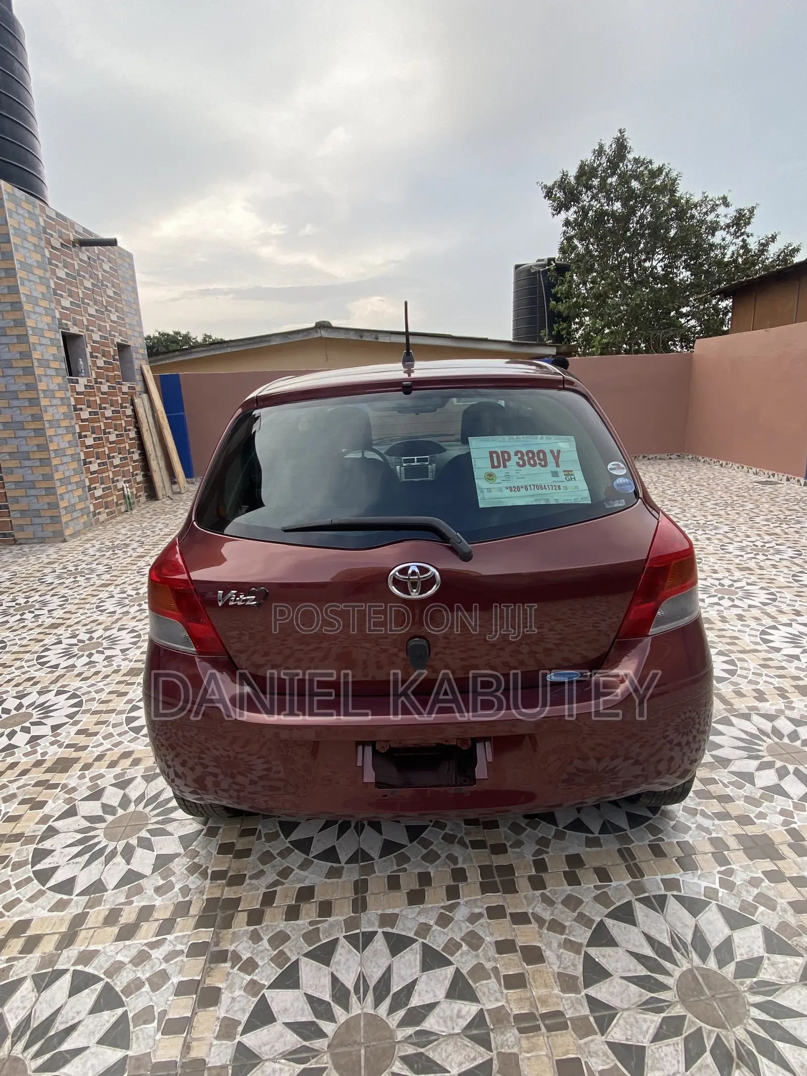 Toyota Vitz 2010 Burgundy