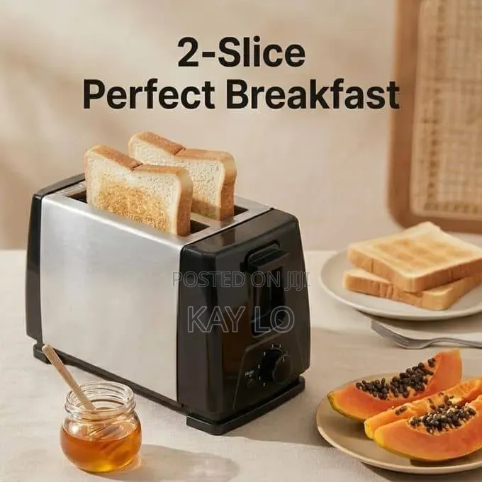 2 Slice 650W Toaster