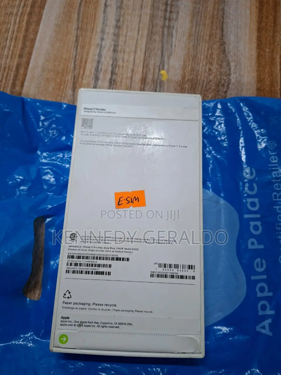 New Apple iPhone 17 Pro Max 256 GB Blue
