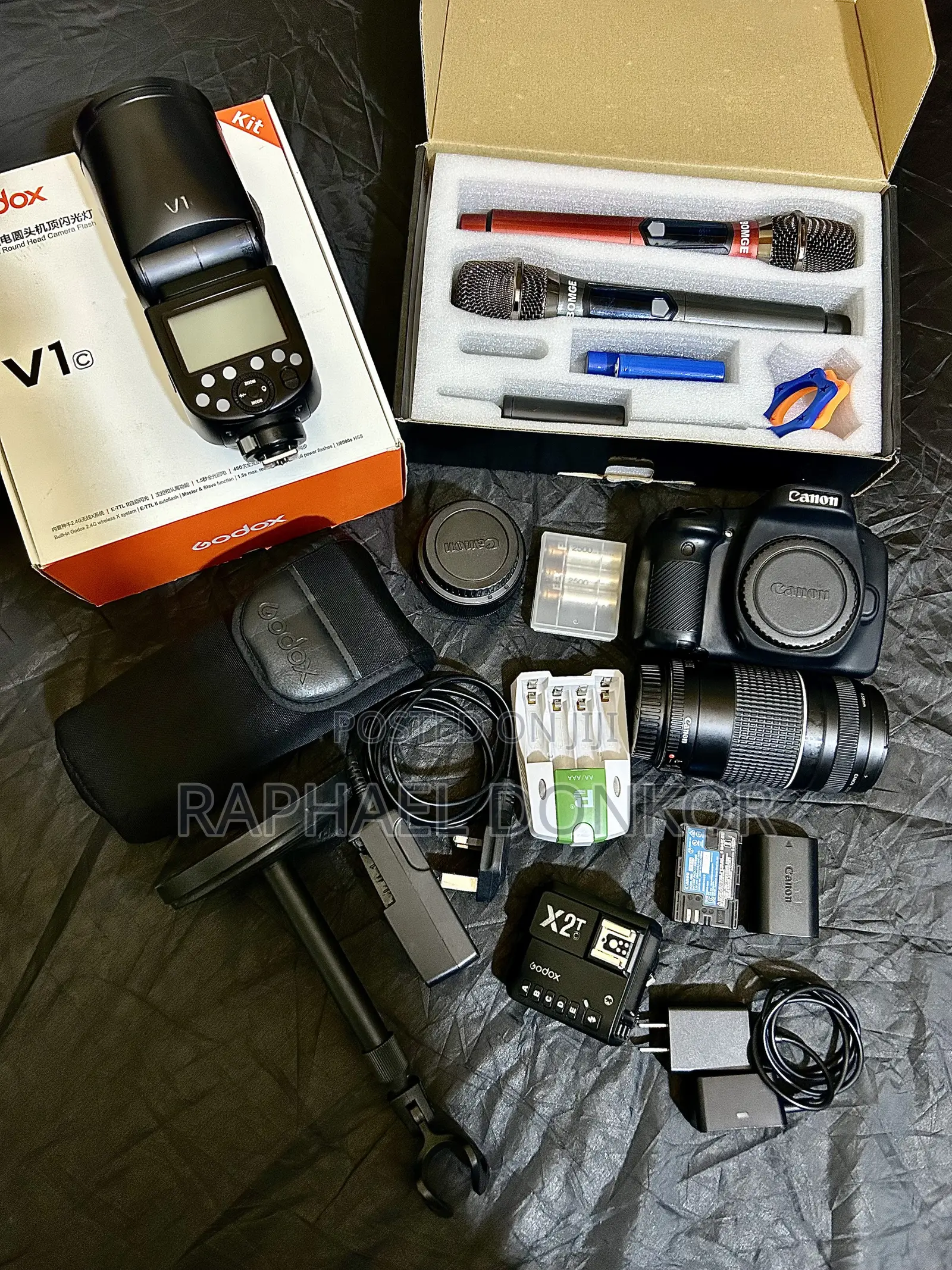 Canon 80d With Other Accessories