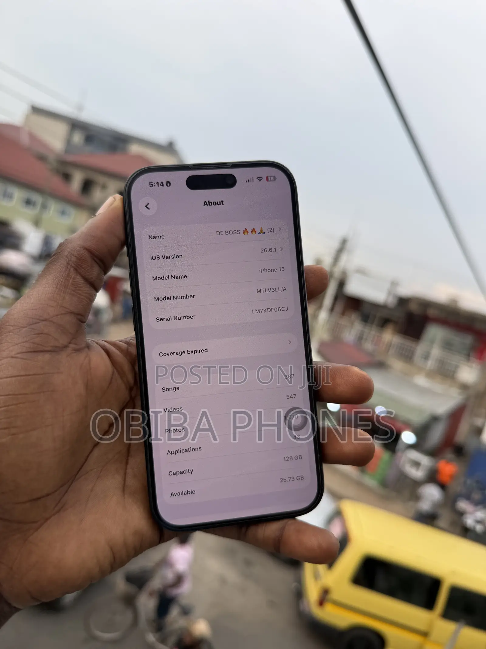Apple iPhone 15 128 GB Black