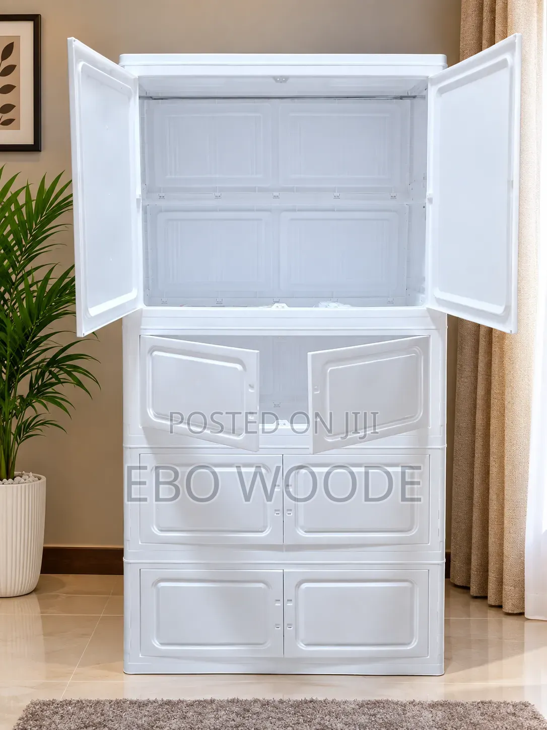 Premium Multi-Layer Portable and Spacious Wardrob(90cm Wide)