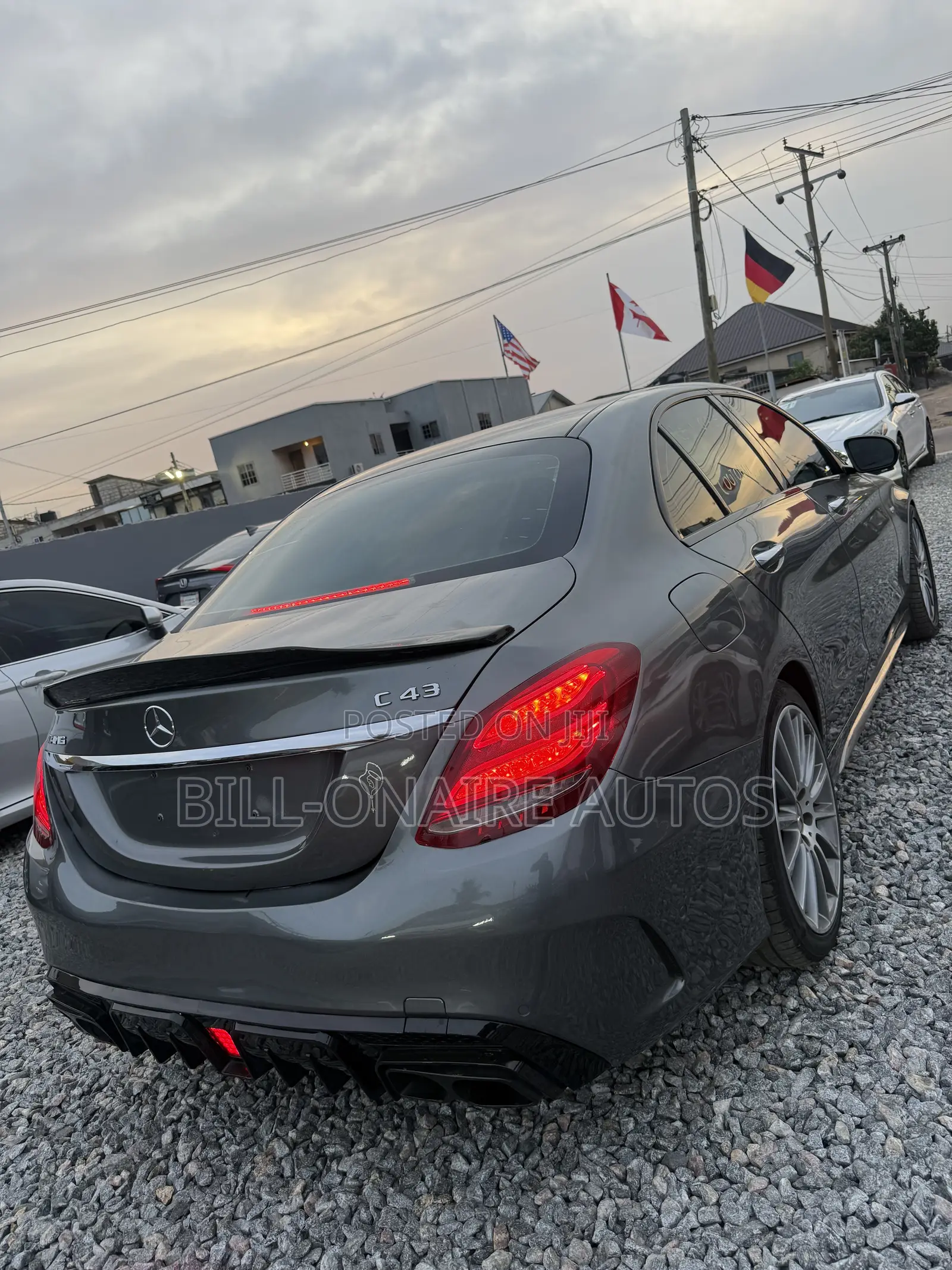 Mercedes-Benz C43 4Matic Sedan AWD (3.0L V6 9AM) 2017 Gray