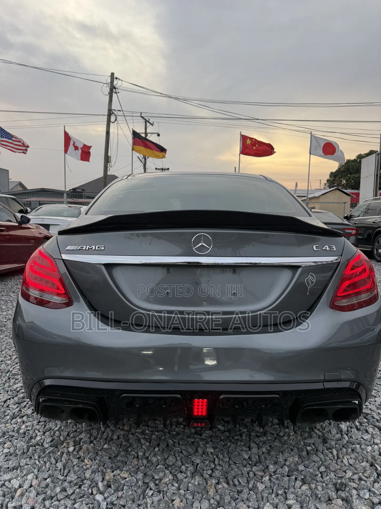 Mercedes-Benz C43 4Matic Sedan AWD (3.0L V6 9AM) 2017 Gray