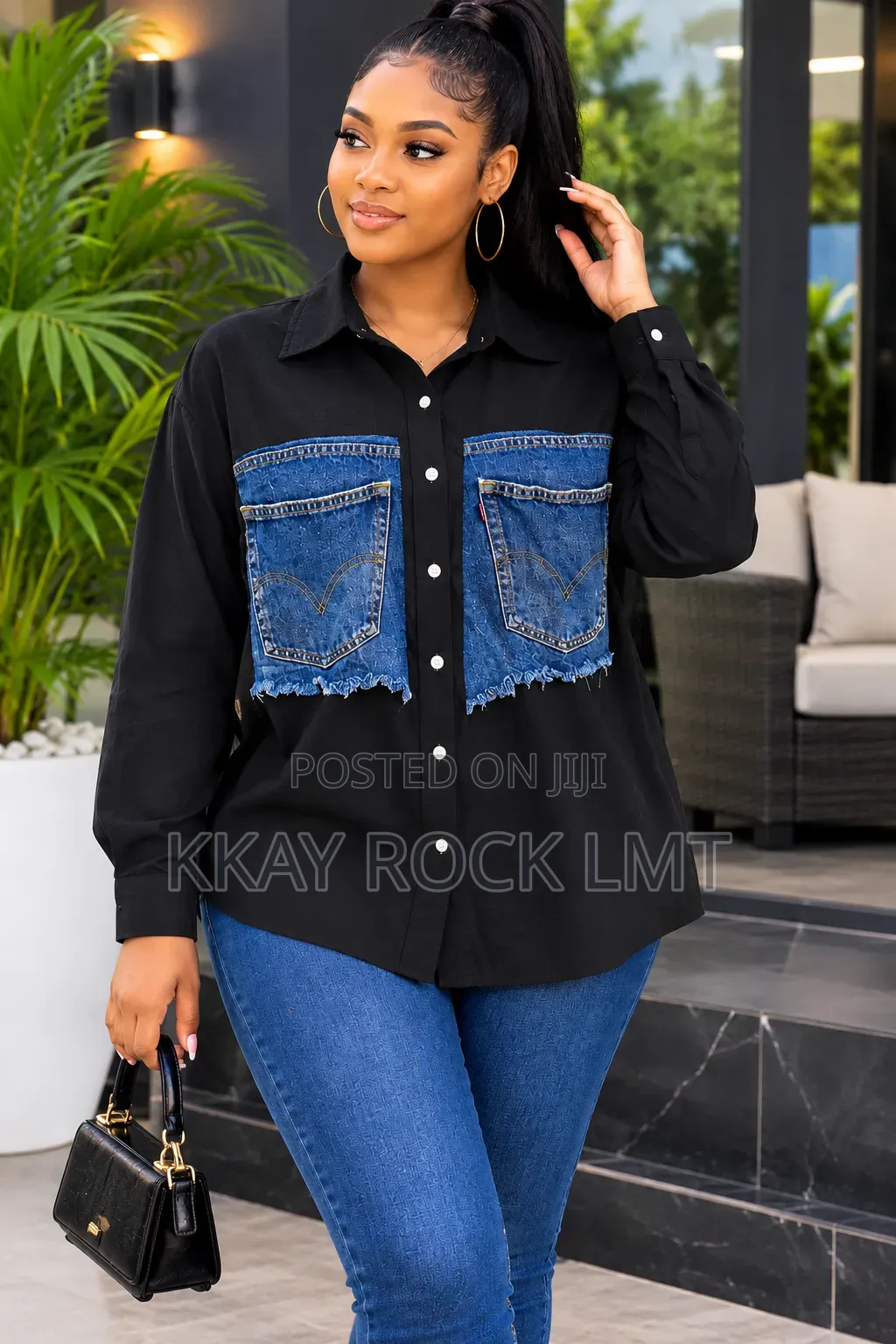 Luxury Ladies Long-Sleeved Top.