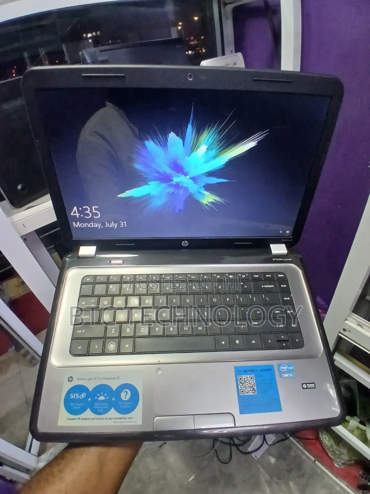 Laptop HP Pavilion G6 8GB Intel Core i3 SSHD (Hybrid) 640GB