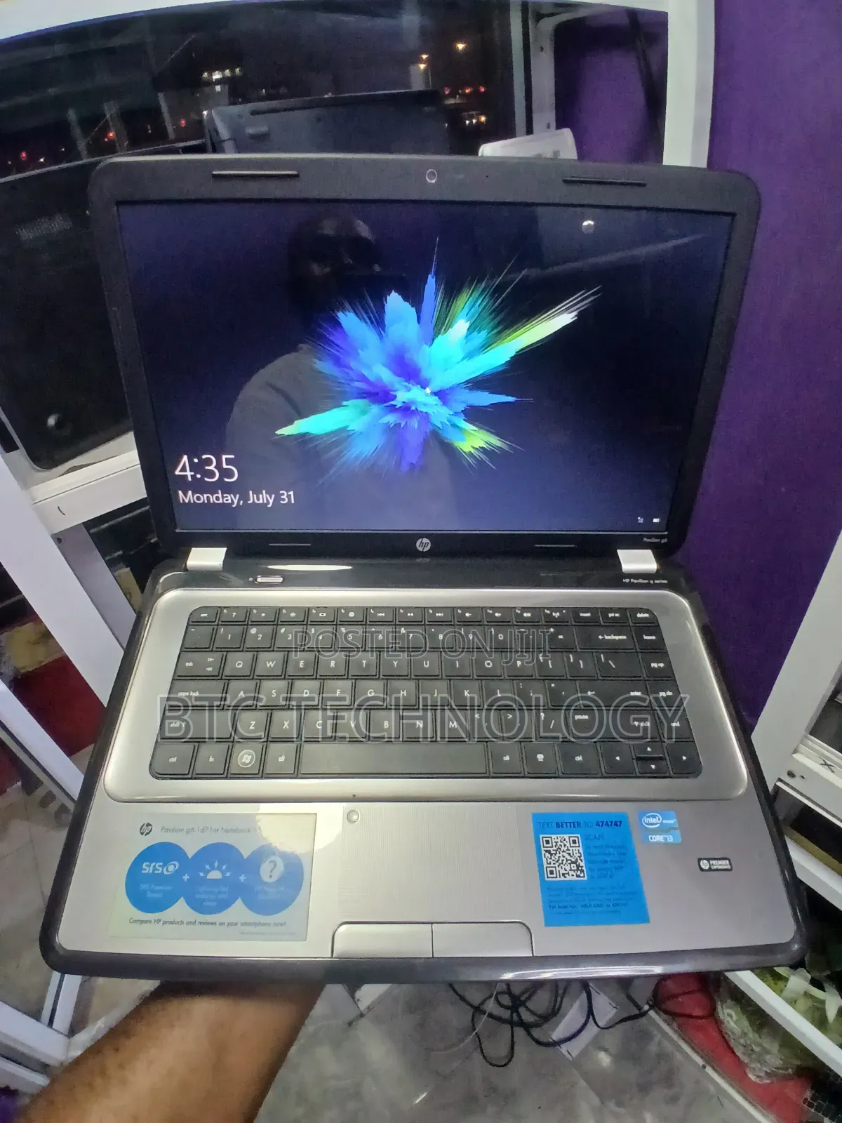 Laptop HP Pavilion G6 8GB Intel Core i3 SSHD (Hybrid) 640GB