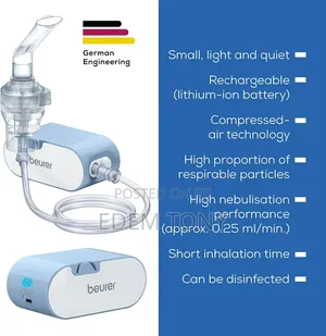 Beurer Portable Nebuliser -Relief Colds,Asthma & Respiratory Problems